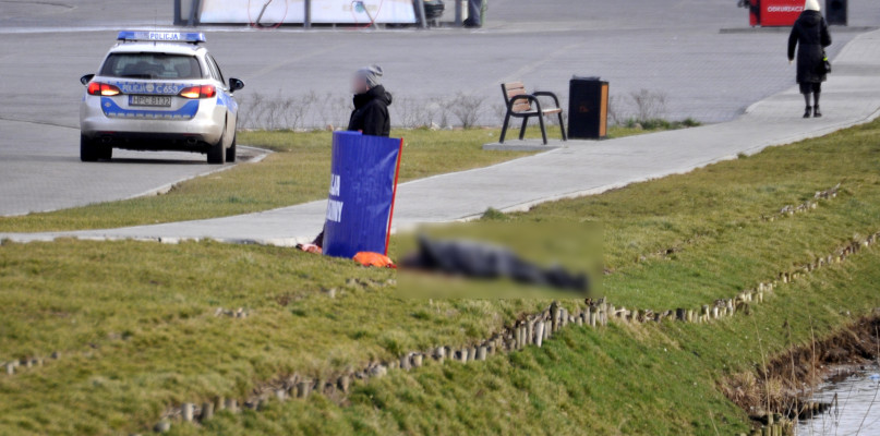 Ciało kobiety znaleziono dziś (16.02) w godzinach porannych nad rzeką. /Fot. Marcin Jaworski