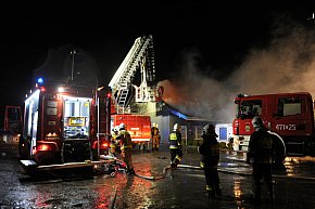 Pożar hali magazynowej w Czerskich Rumunkach-878