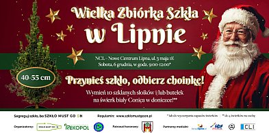 Zamień szkło na świąteczne drzewko – już 6 grudnia w Lipnie!