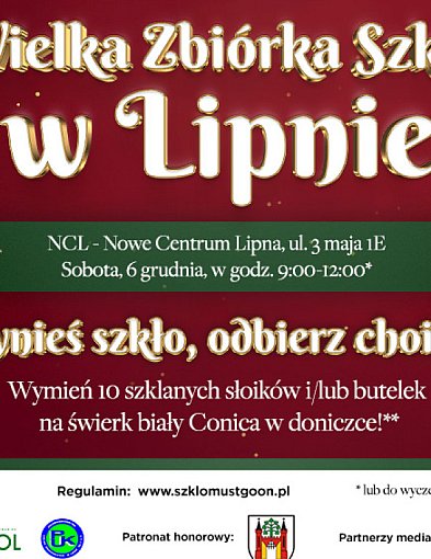 Zamień szkło na świąteczne drzewko – już 6 grudnia w Lipnie!-14843